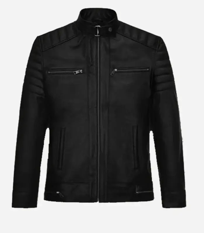 Andrew Tate Black Leather Jacket 4
